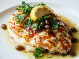 flavorful lemon chicken dish