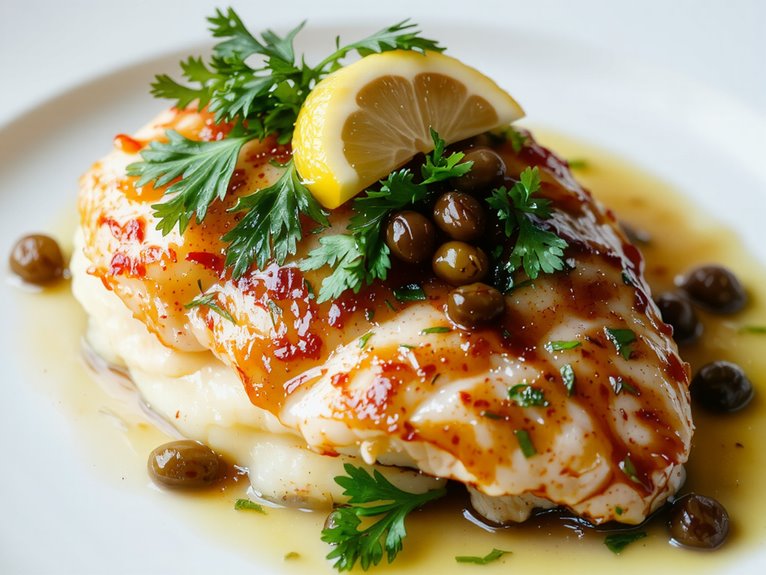 flavorful lemon chicken dish