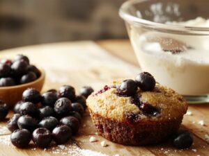 fluffy blueberry muffin recipe