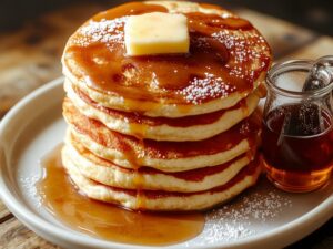 fluffy buttery homemade breakfast