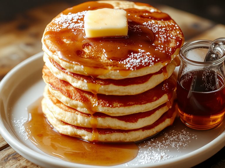 fluffy buttery homemade breakfast