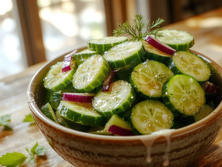 fresh cucumber salad recipe
