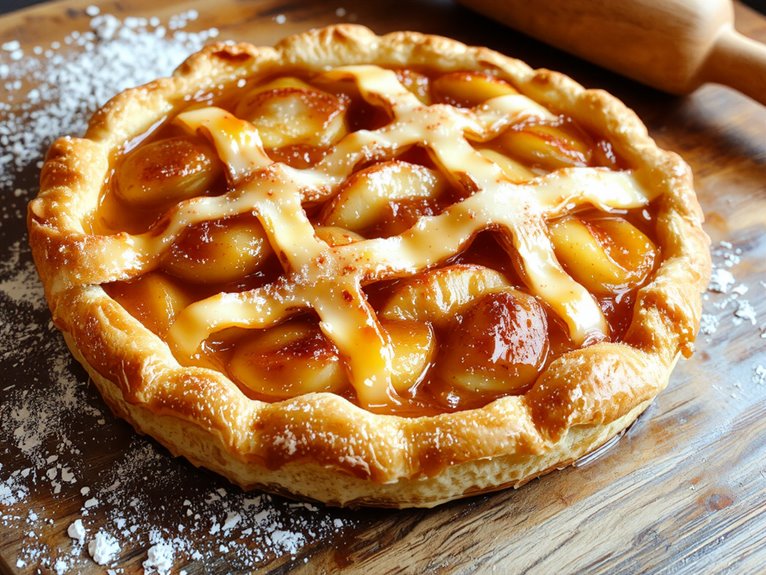 freshly baked apple pie