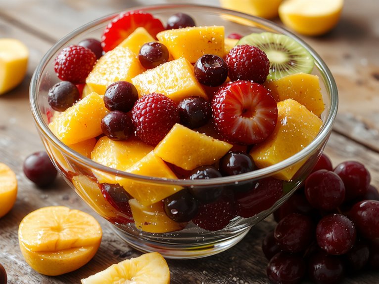 healthy vibrant fruit salad