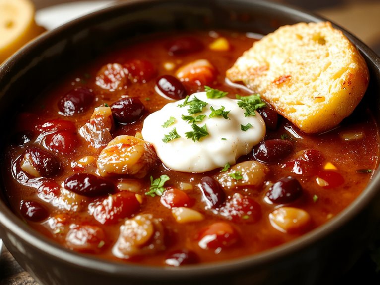 hearty ground beef chili