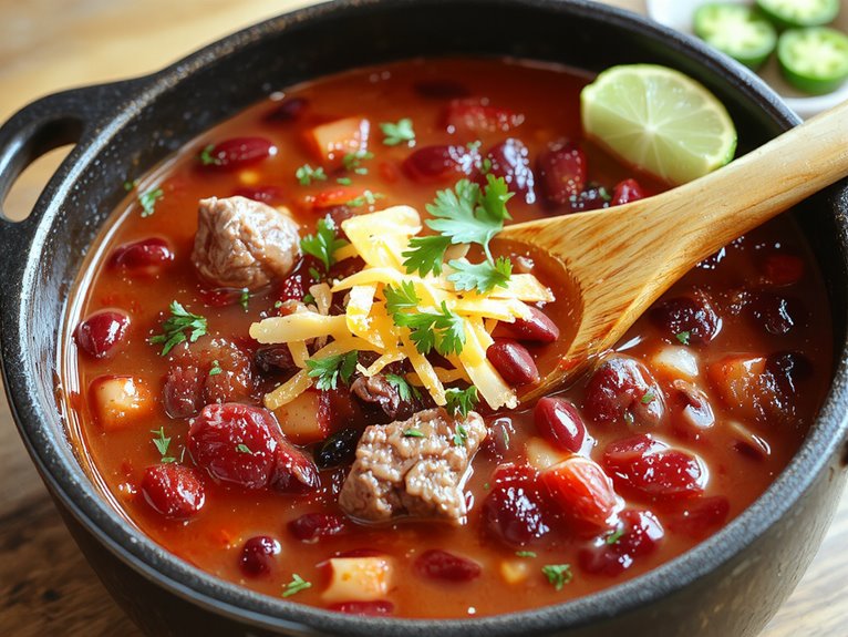 hearty homemade chili recipe