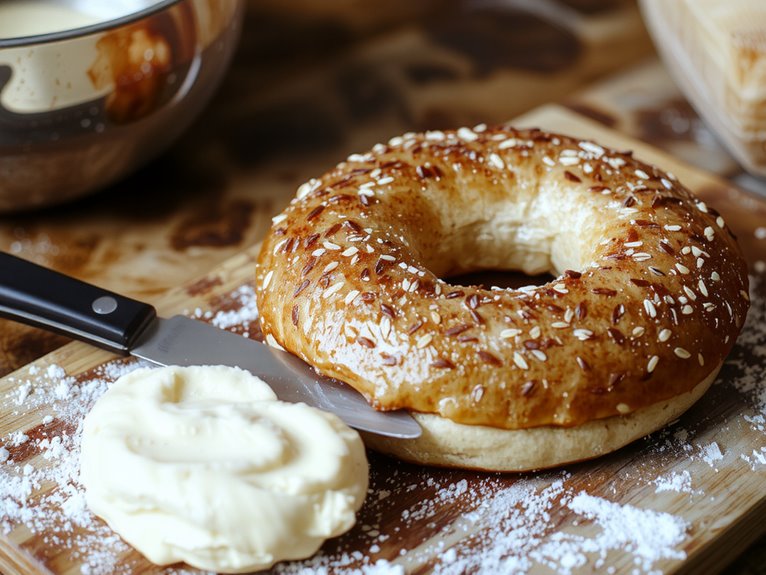homemade chewy crispy bagels