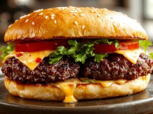 juicy cheesy homemade goodness