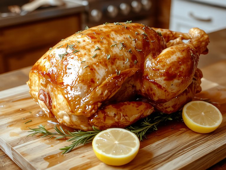 juicy golden brown turkey