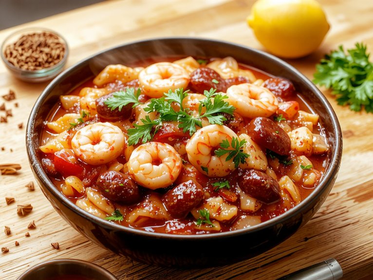 louisiana creole jambalaya dish