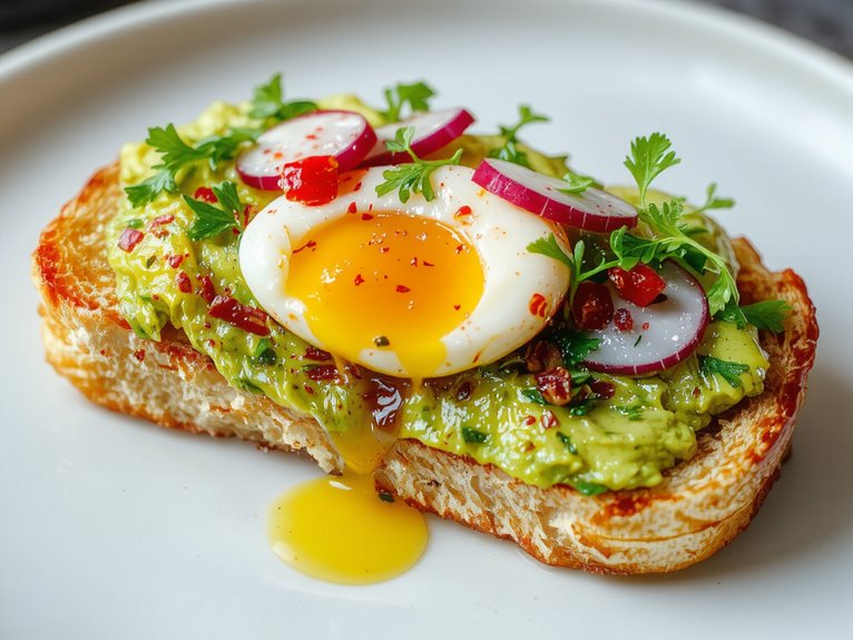 nutritious breakfast avocado toast