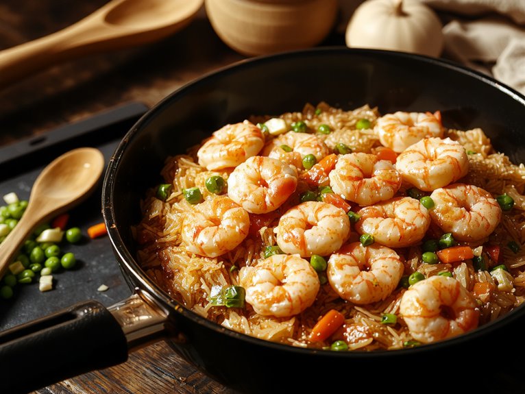quick shrimp rice dish