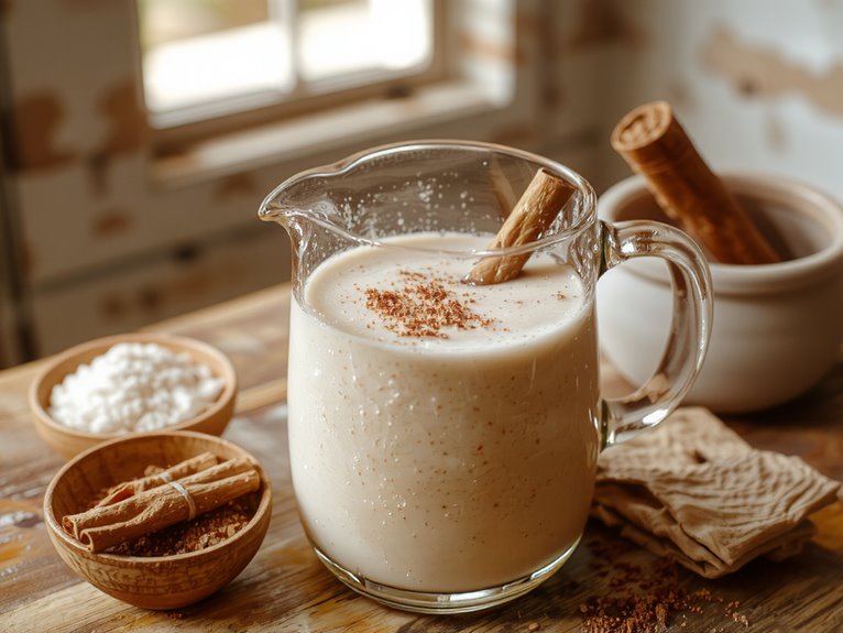 refreshing cinnamon rice beverage
