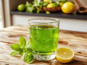 refreshing green tea cocktail