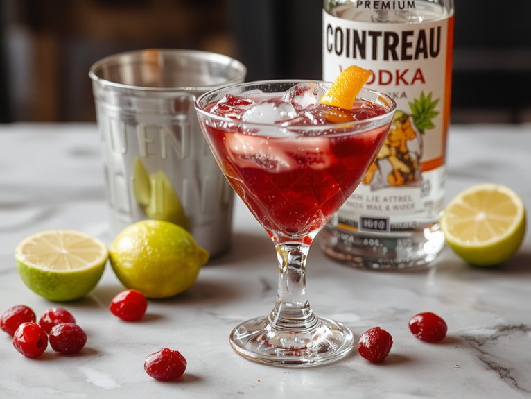 refreshing vodka cranberry cocktail