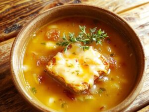 rich caramelized onion soup