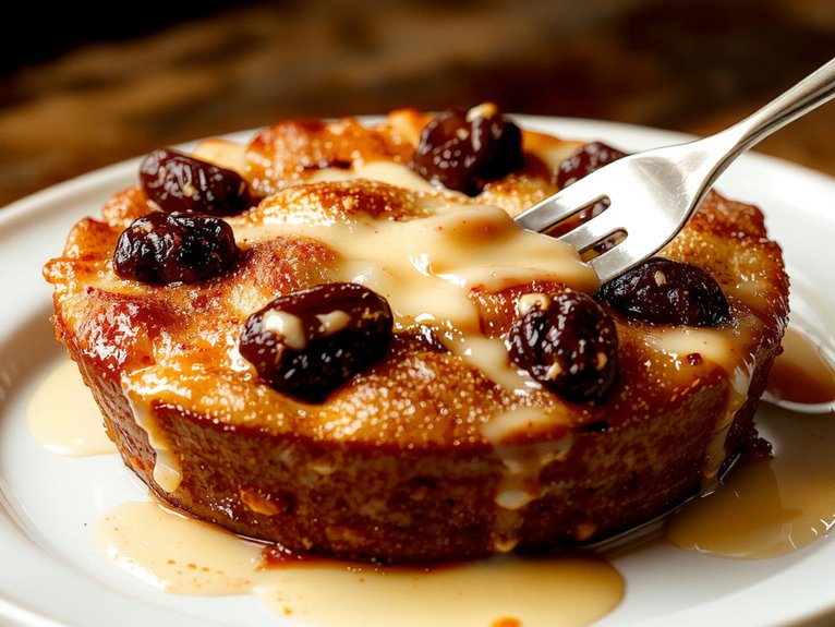 rich creamy bread dessert