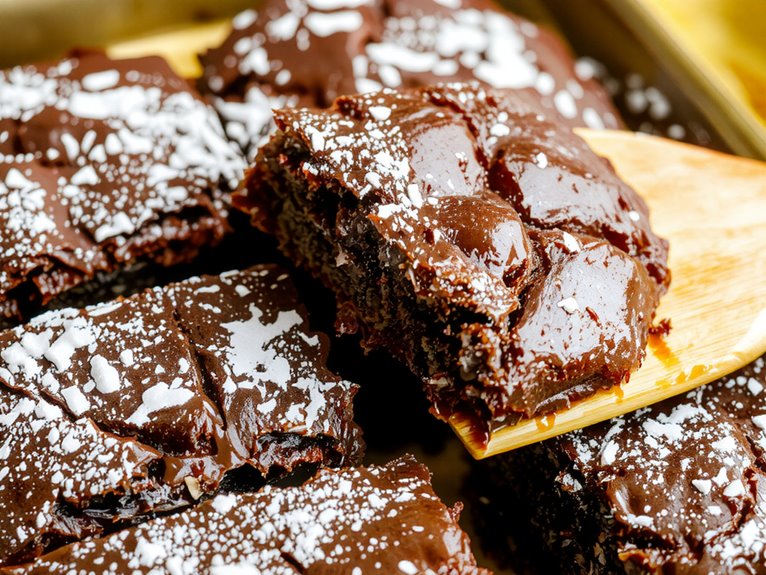 rich fudgy chocolate brownies