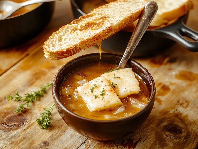 savory caramelized onion soup