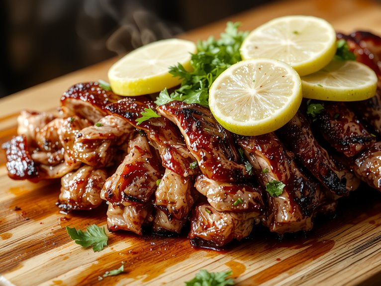 savory grilled beef dish