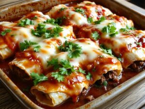 savory homemade beef enchiladas
