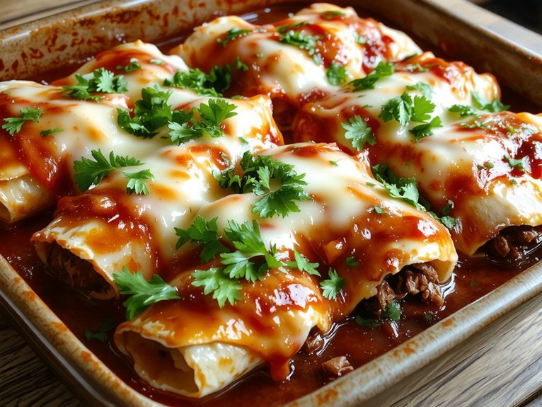savory homemade beef enchiladas