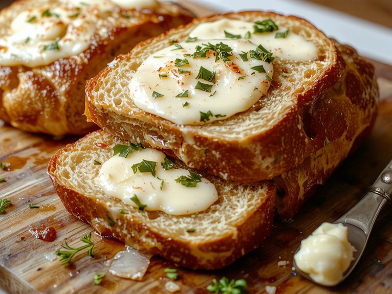 simple homemade garlic bread