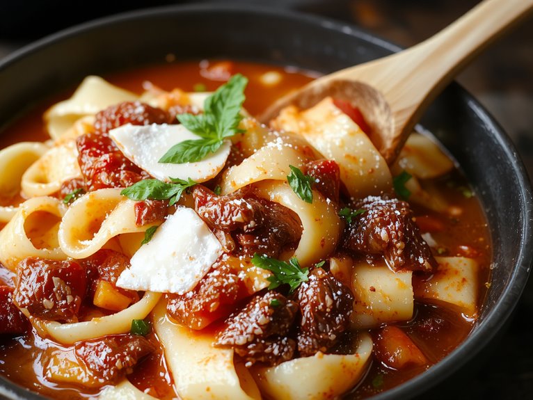 slow simmered italian bolognese
