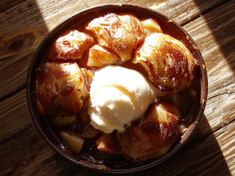 spiced apple comfort dessert