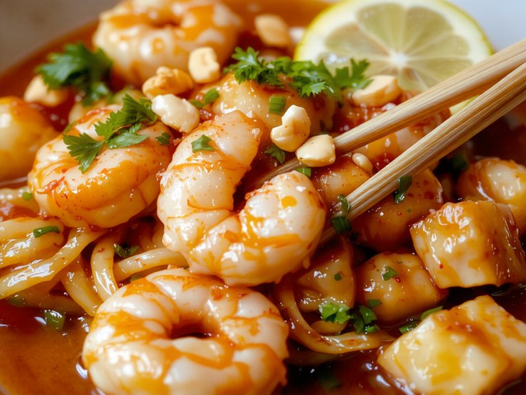 stir fried rice noodle dish