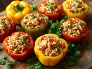 stuffed bell pepper recipe instructions