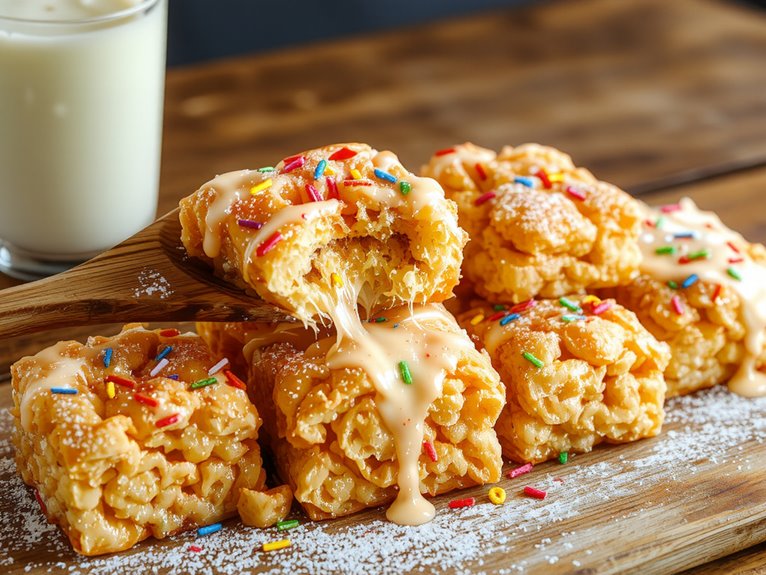 sweet chewy no bake squares