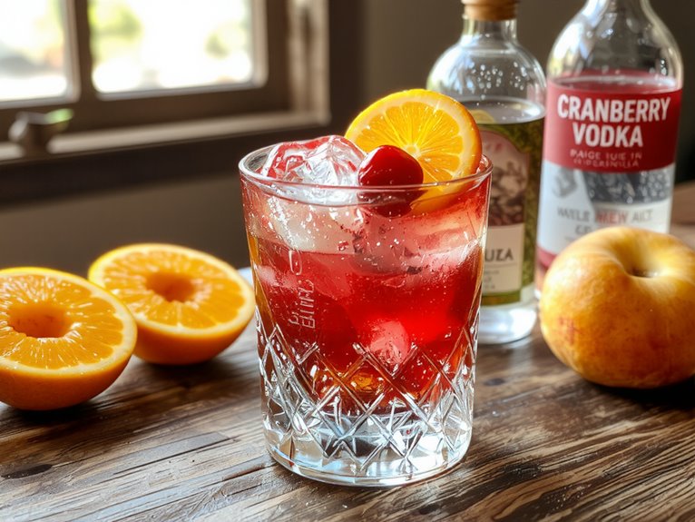 sweet fruity summer cocktail