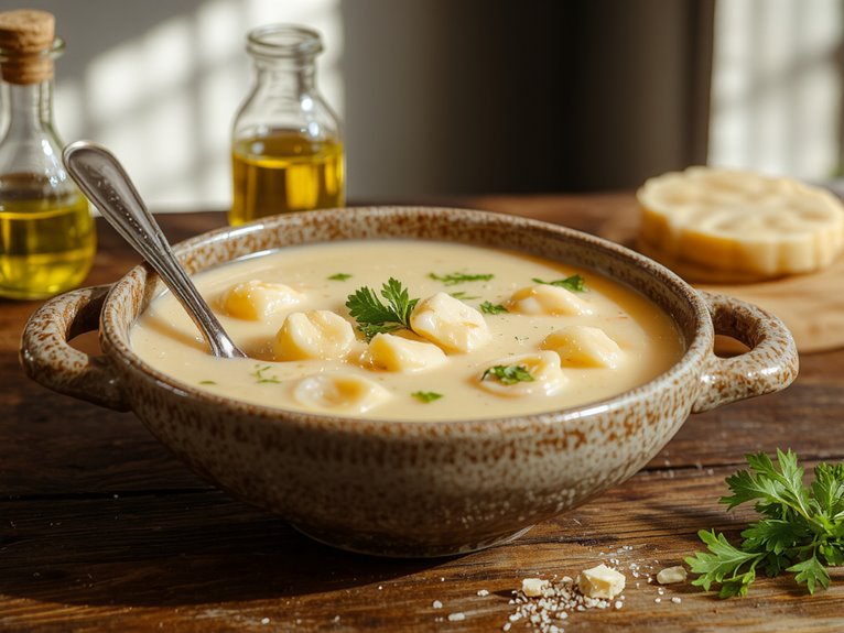 tiny pasta broth dish