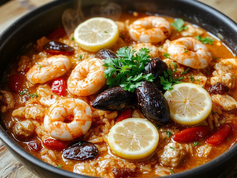 traditional spanish rice dish