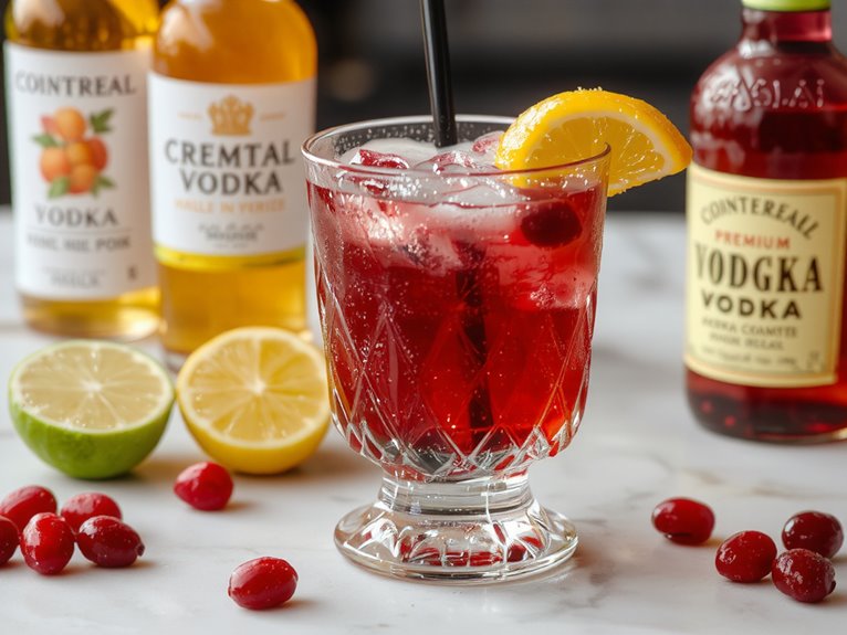 vibrant pink cocktail classic